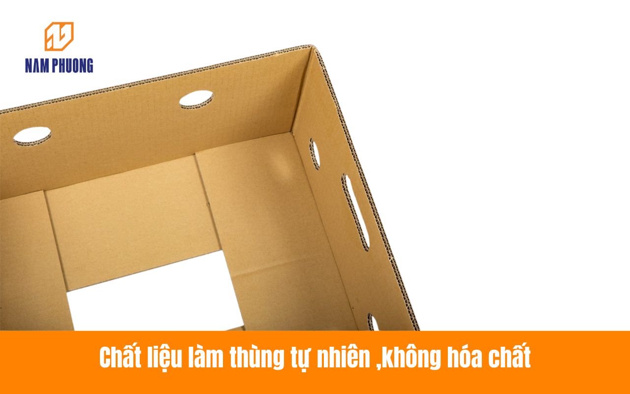 Chất liệu làm thùng tự nhiên ,không hóa chất