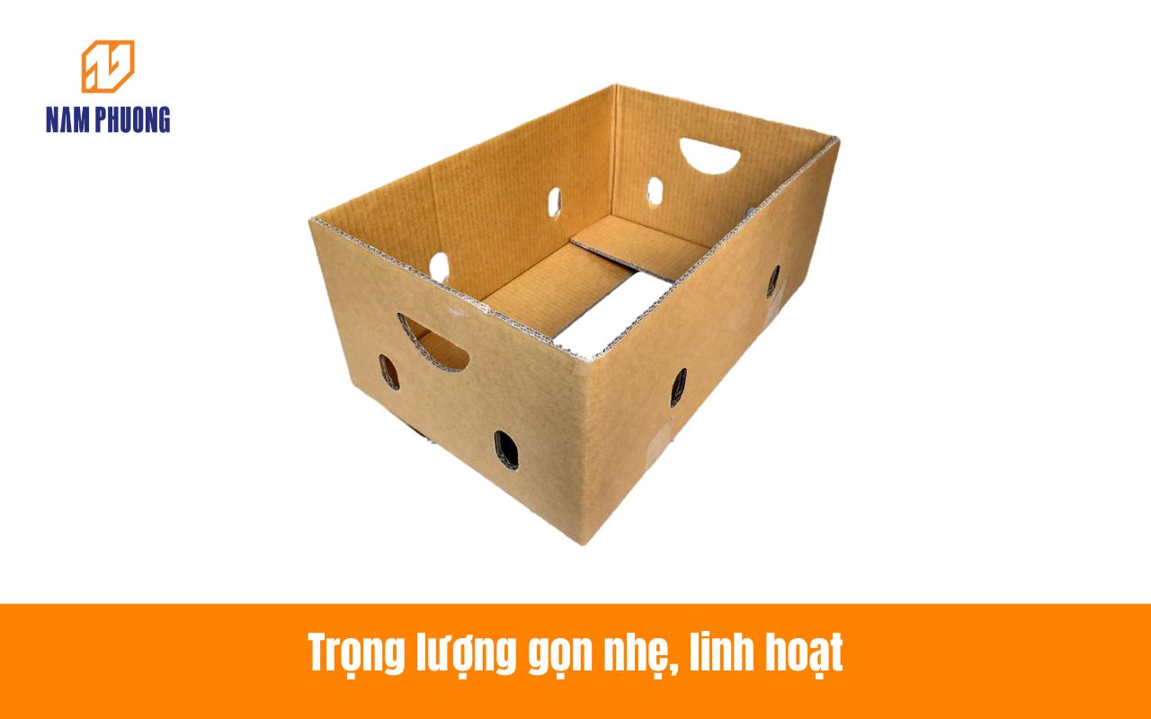 Trọng lượng gọn nhẹ, linh hoạt