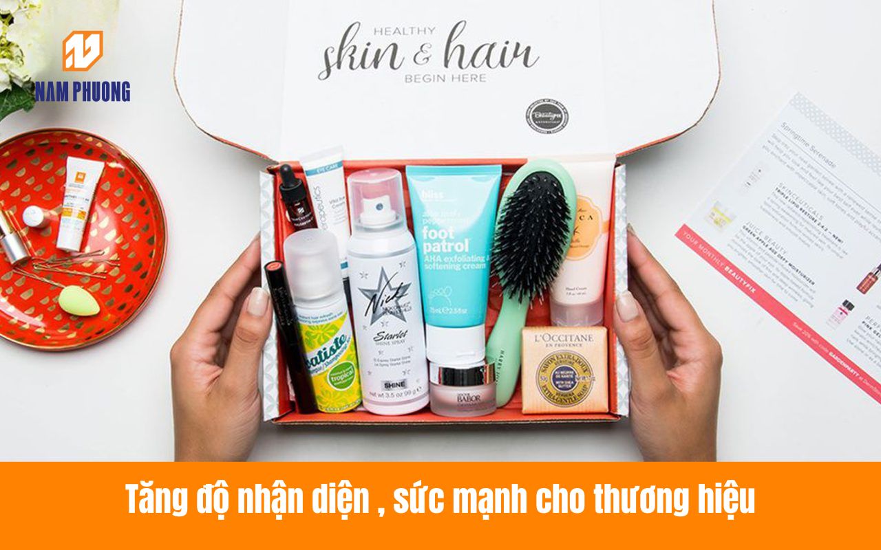 Tăng độ nhận diện , sức mạnh cho thương hiệu
