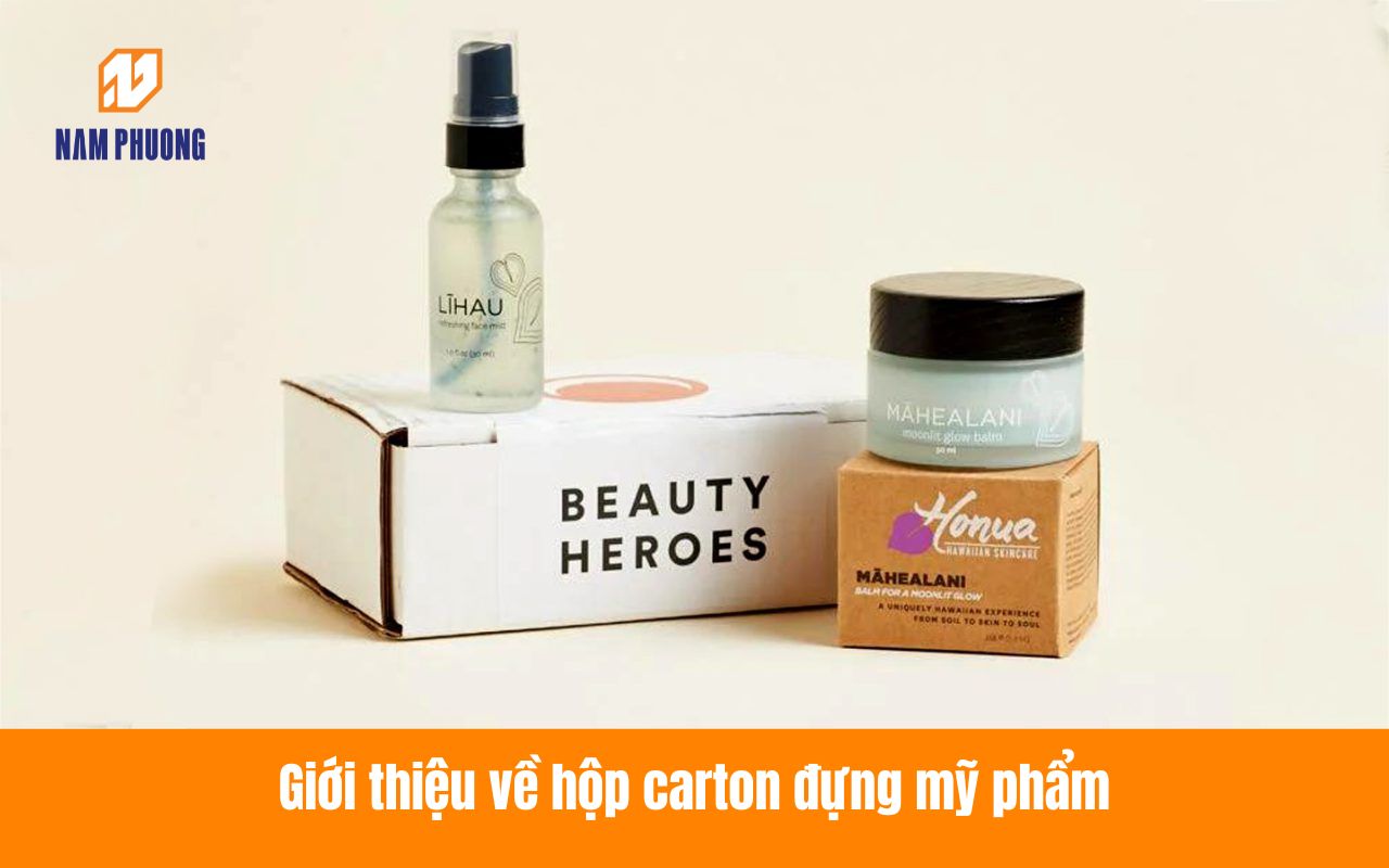 Giới thiệu về hộp carton đựng mỹ phẩm