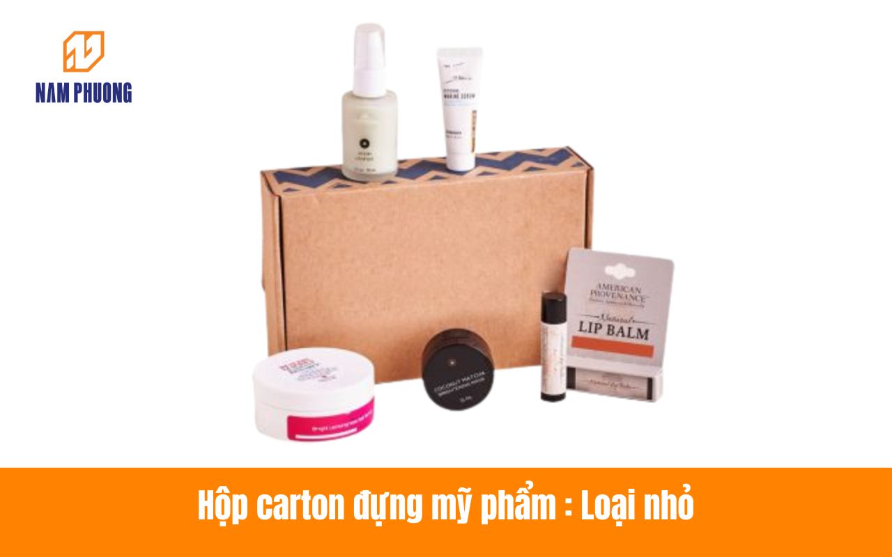 Hộp carton đựng mỹ phẩm : Loại nhỏ