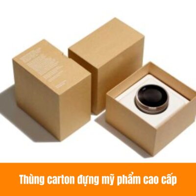 Hộp carton đựng mỹ phẩm cao cấp