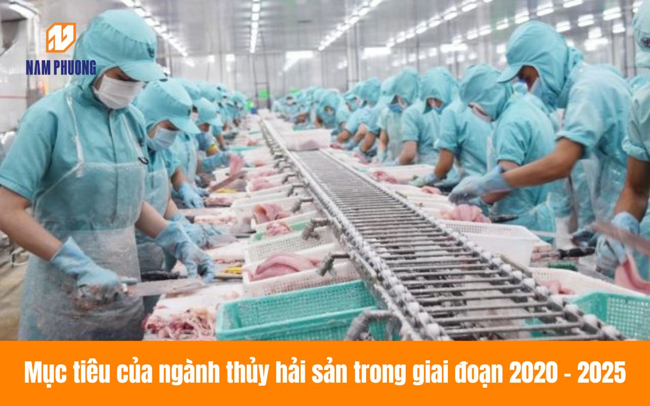 Mục tiêu của ngành thủy hải sản trong giai đoạn 2020 - 2025