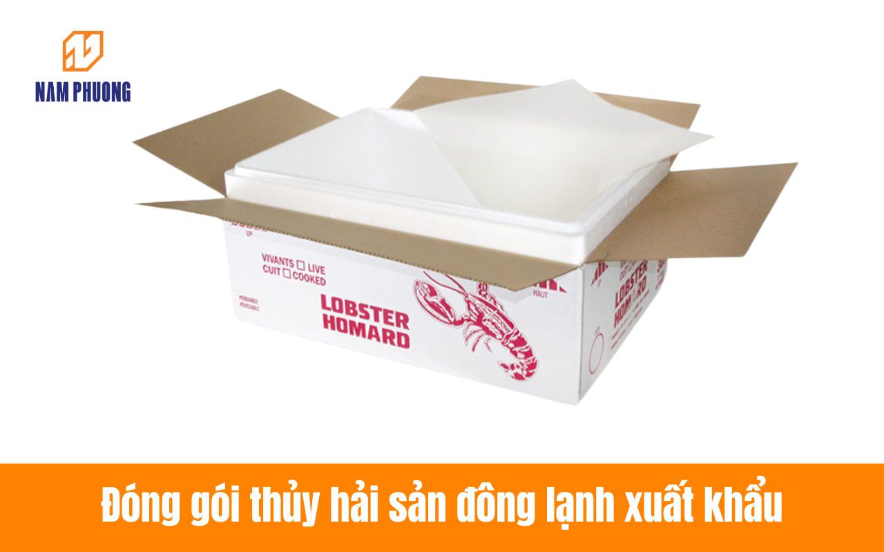 Đóng gói thủy hải sản đông lạnh xuất khẩu