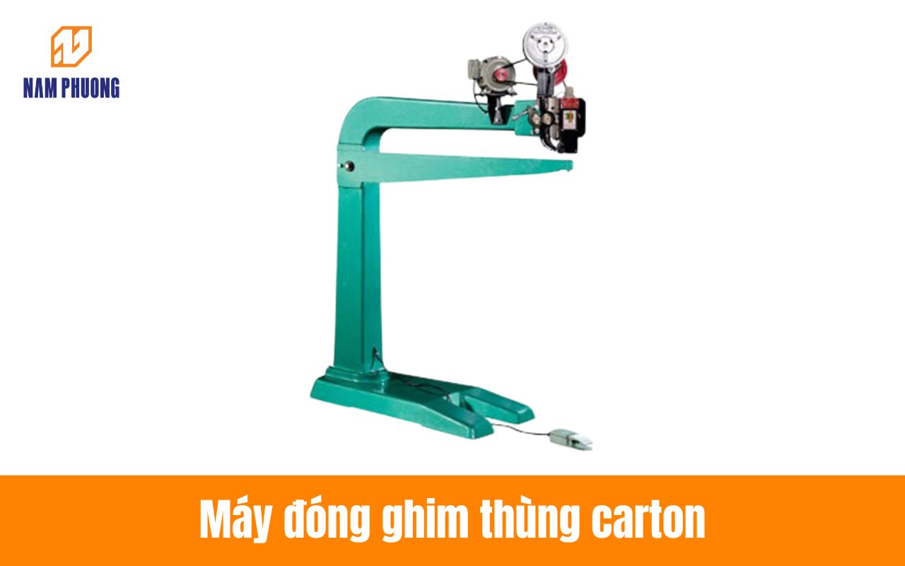 Máy đóng ghim thùng carton