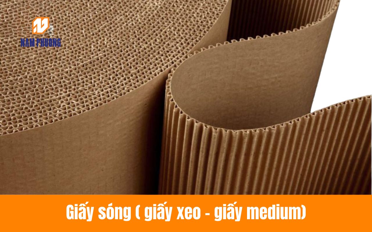 Giấy sóng ( giấy xeo - giấy medium )