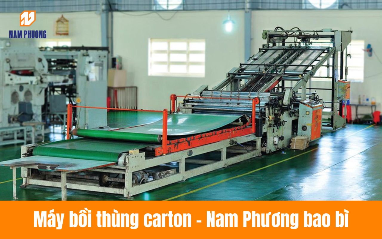 Máy bồi thùng carton - Nam Phương bao bì