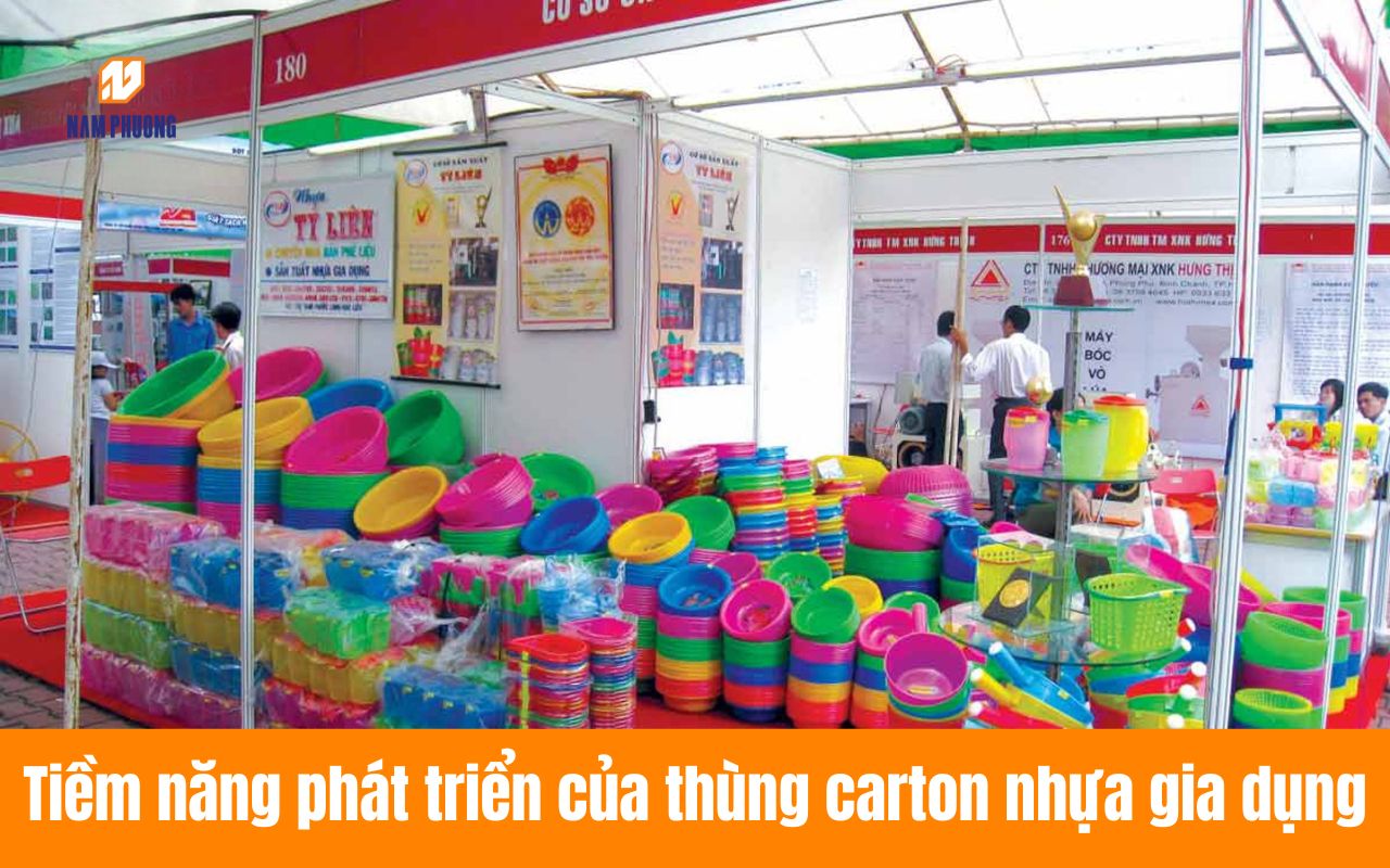 Tiềm năng phát triển của thùng carton đựng nhựa gia dụng