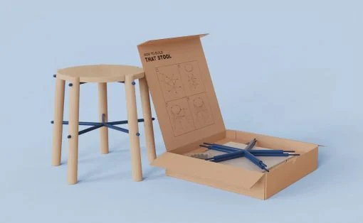 hộp carton đựng đồ gỗ nội thất có thể tháo rời