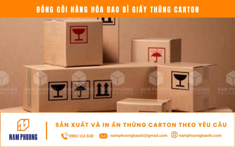 bao bì giấy thùng carton giá rẻ tphcm